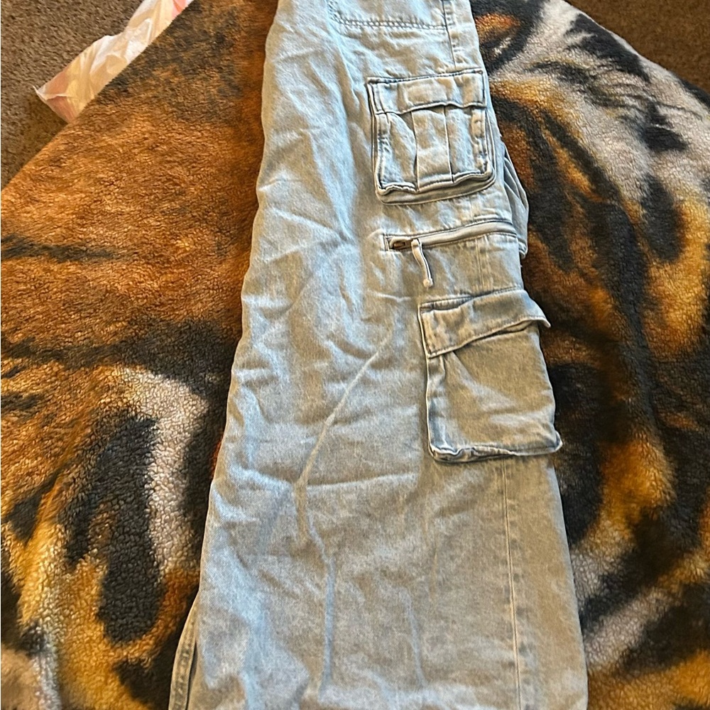 GAP Kids Light Blue Cargo Jeans
